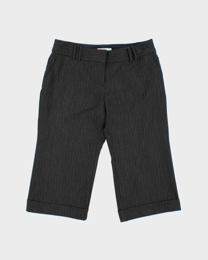 Vintage Y2k 2000s Ricki's Pin Stripe Capri Trousers - M