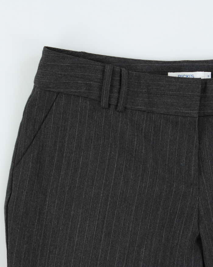 Vintage Y2k 2000s Ricki's Pin Stripe Capri Trousers - M