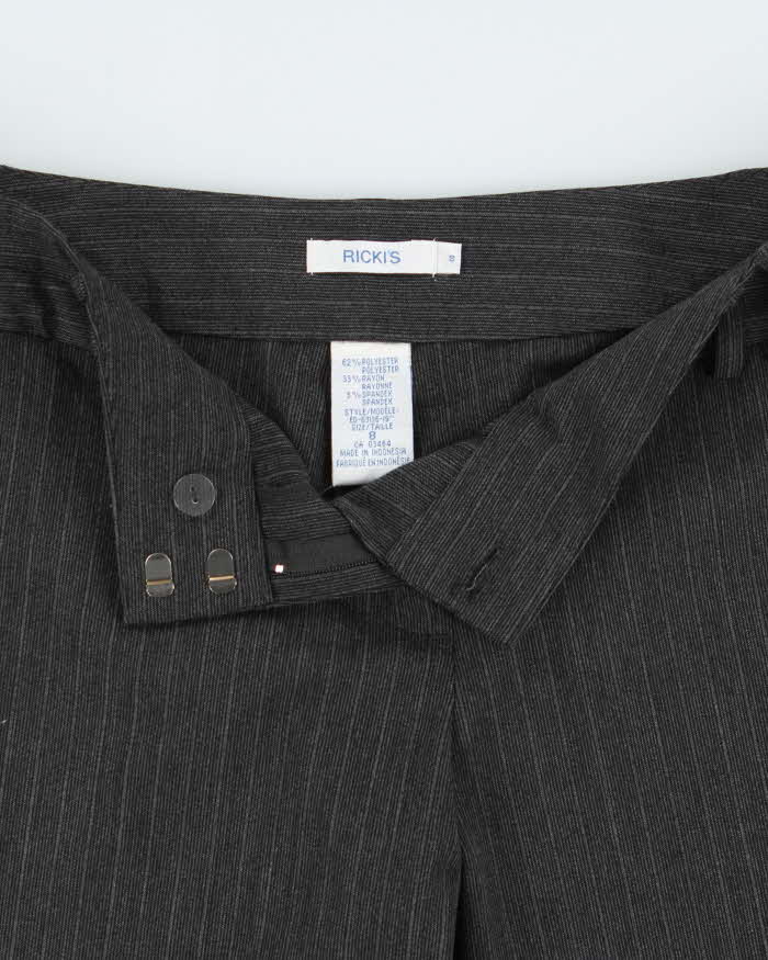 Vintage Y2k 2000s Ricki's Pin Stripe Capri Trousers - M