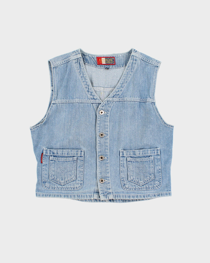 Vintage Jordache Denim Waistcoat - L