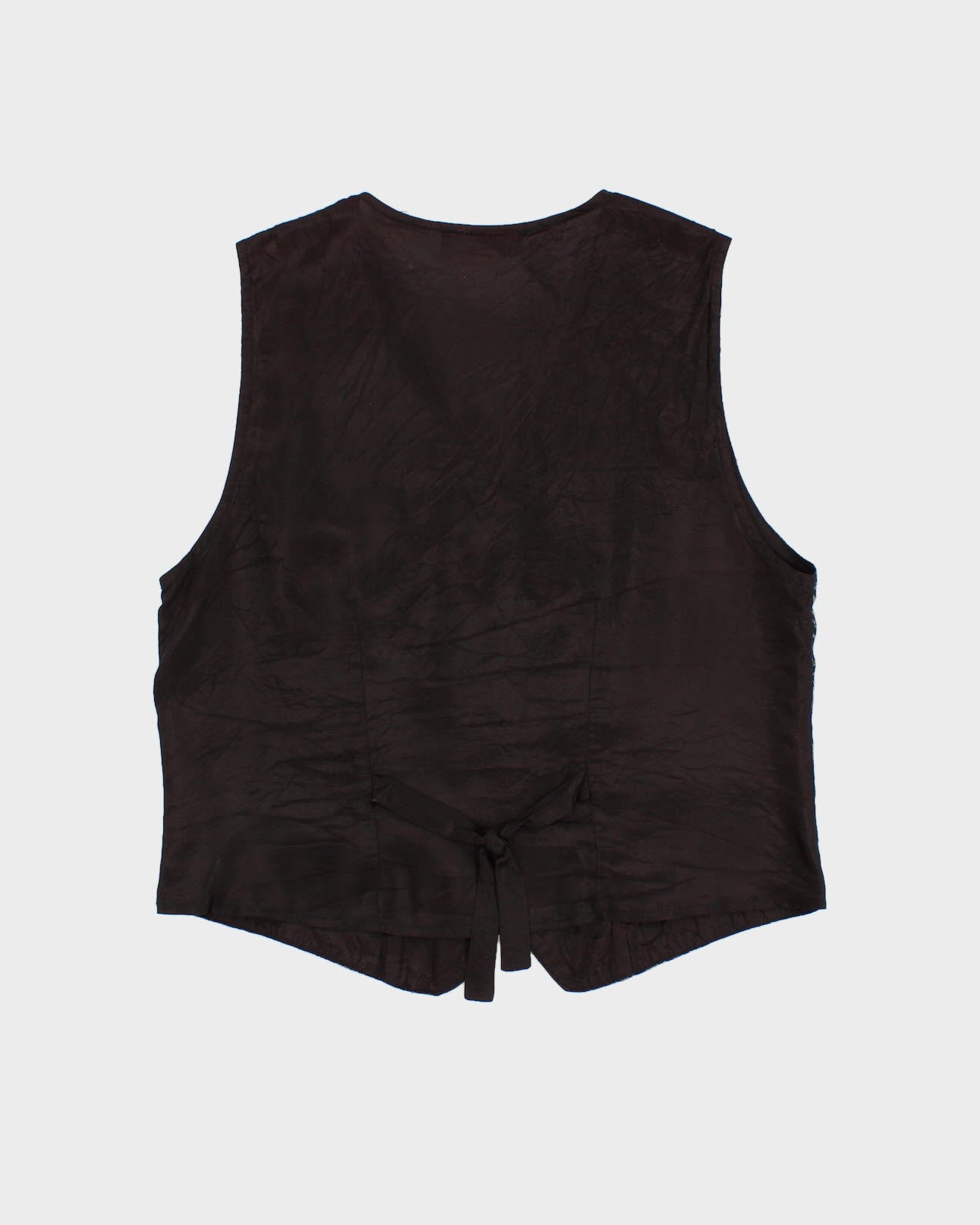 Vintage 80s Cleo Leopard Print Waistcoat - M