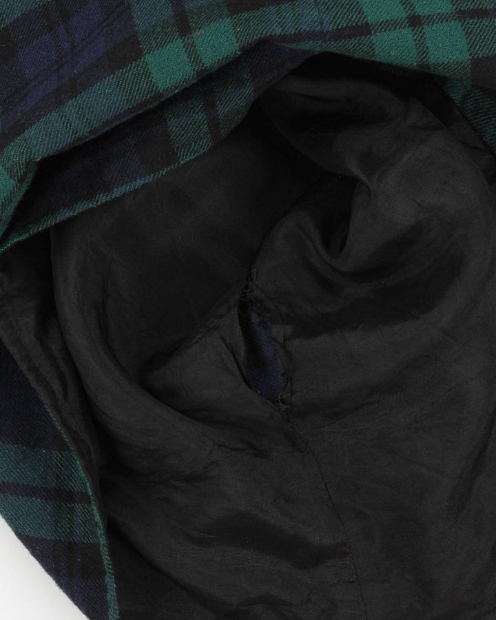 Vintage 90s Aljean Tartan Vest - S
