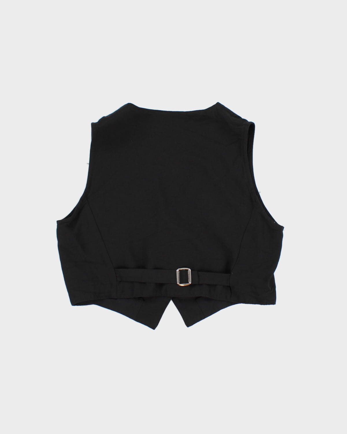 Vintage 90s Smart Set Black Waistcoat - S