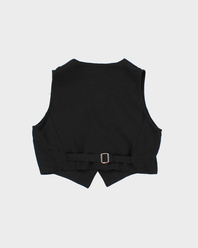 Vintage 90s Smart Set Black Waistcoat - S