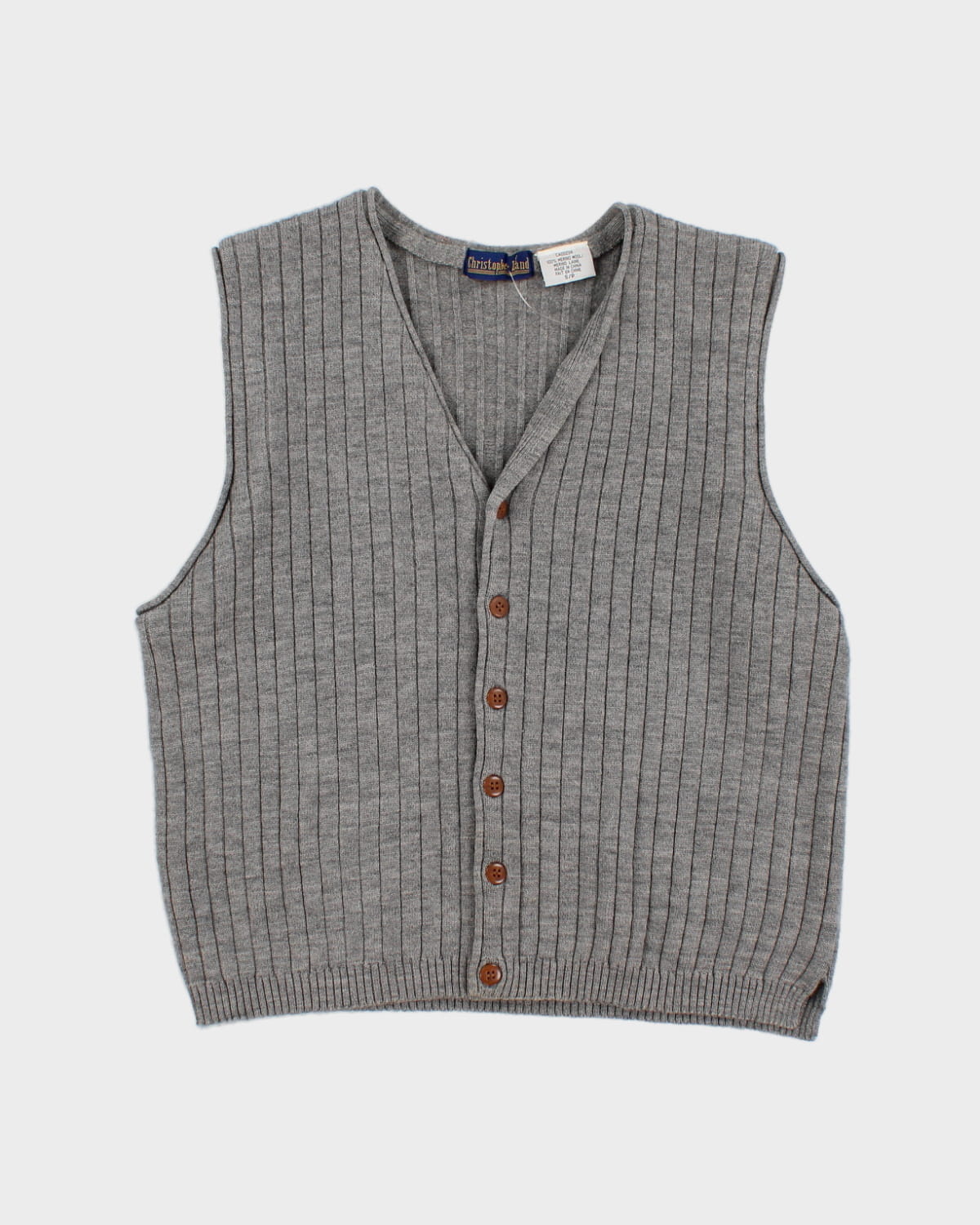 Vintage 90s Christopher Rand Sweater Vest - S