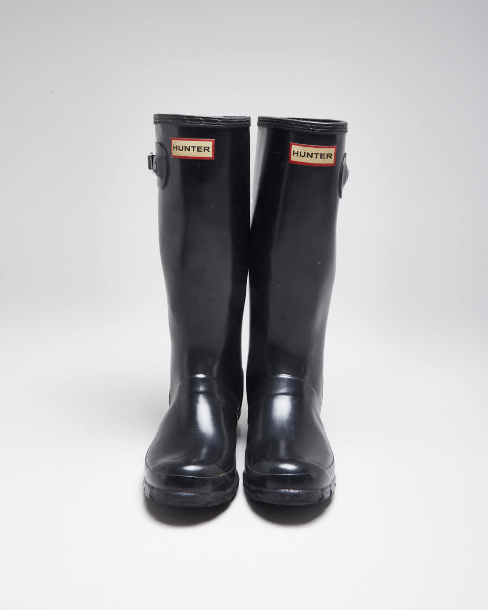 Hunter Black Wellington Boots - UK3