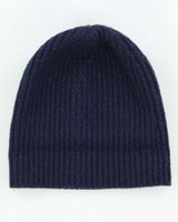 Vintage Lacoste Navy Ribbed Wool Beanie - O/S