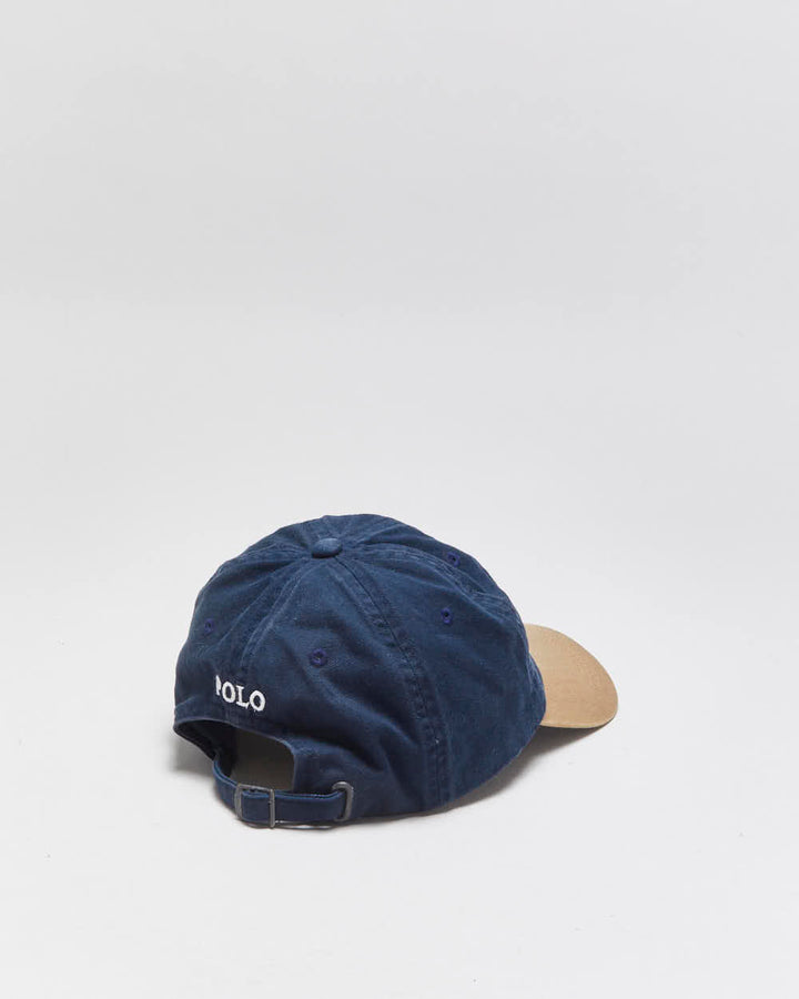 Vintage Y2K 00s Polo Ralph Lauren Crest Cotton Chino Baseball Cap - Youth L