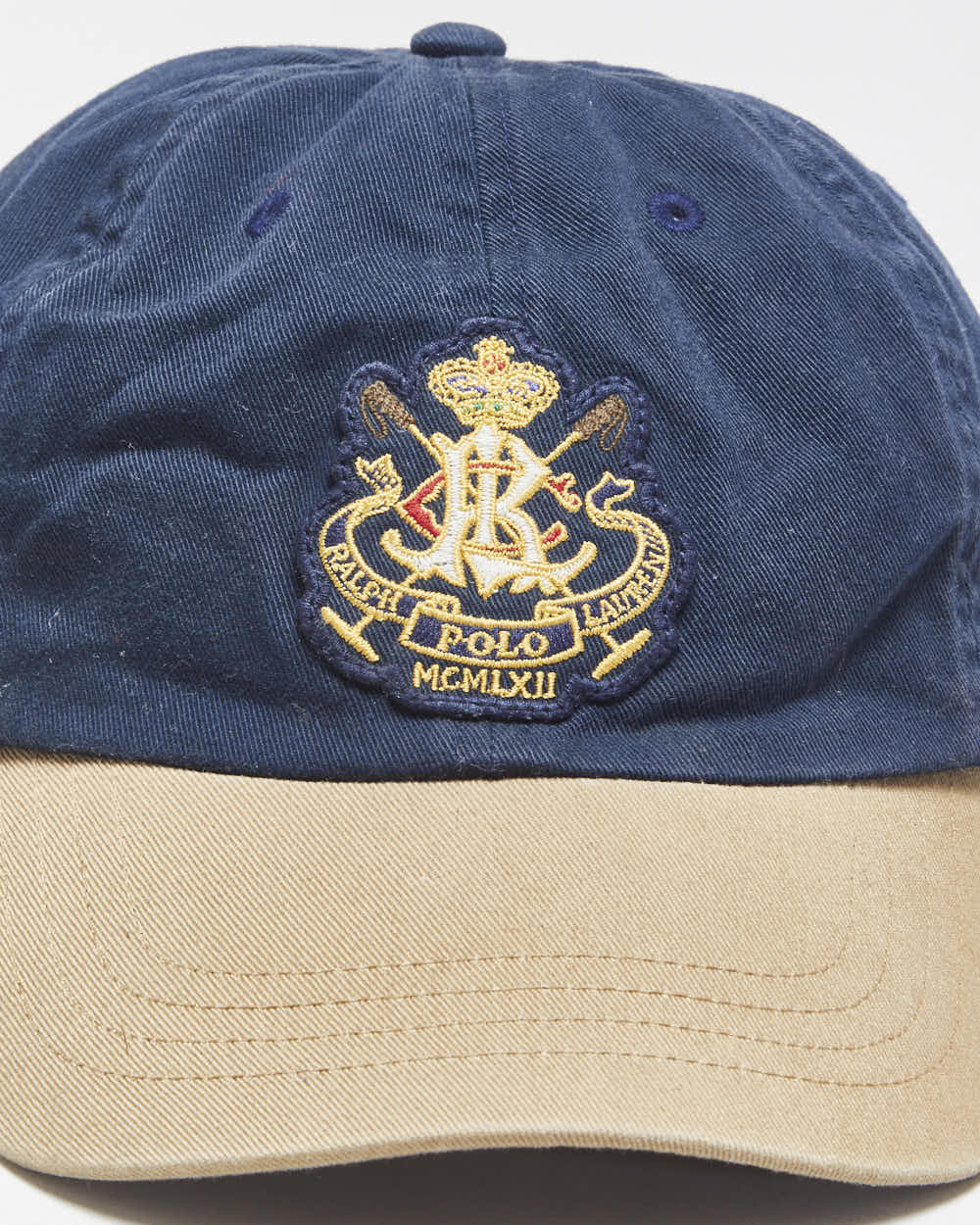 Vintage Y2K 00s Polo Ralph Lauren Crest Cotton Chino Baseball Cap - Youth L