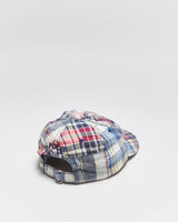 Vintage Polo Ralph Lauren Madras Plaid Signature Cotton Chino Baseball Cap - Youth L