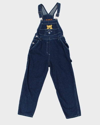 Vintage 90s Disney Winnie the Pooh Youth Denim Dungarees - W30 L27