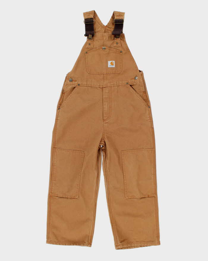Youths Carhartt Camel Work Dungarees