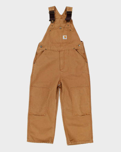Youths Carhartt Camel Work Dungarees