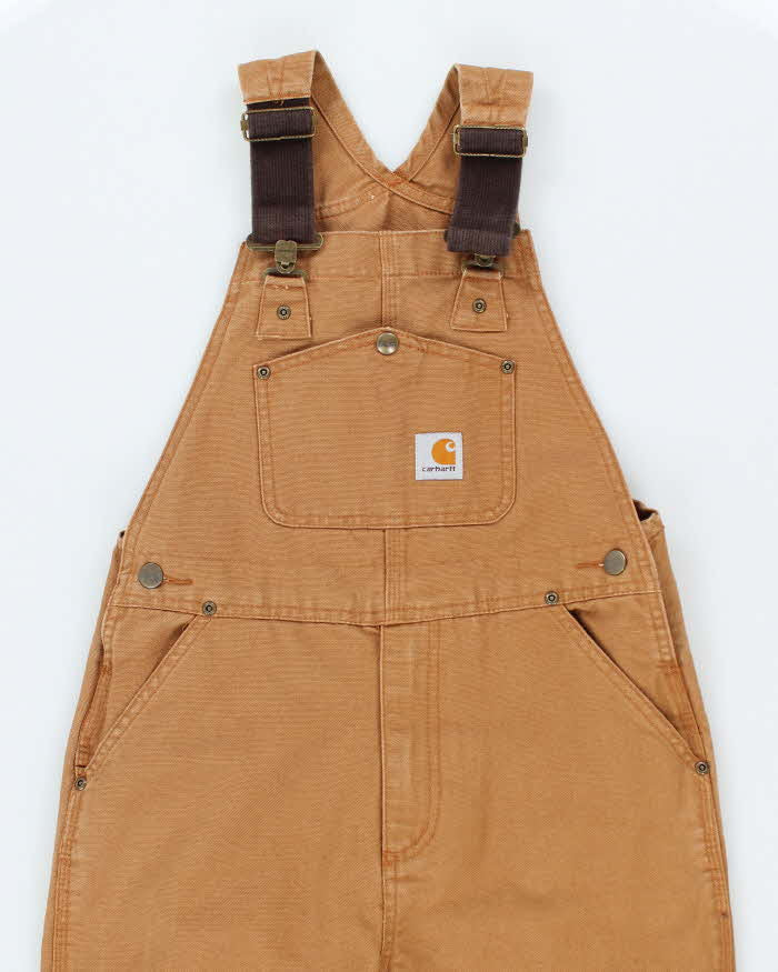 Youths Carhartt Camel Work Dungarees