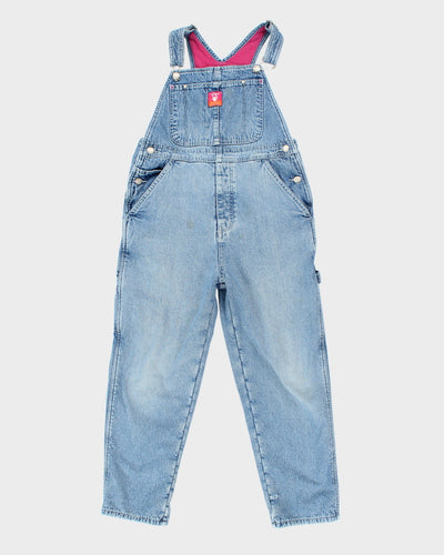 Vintage 90s Gap Girls Fleece Lined Dungarees - Youth W30 L24