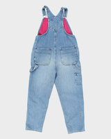 Vintage 90s Gap Girls Fleece Lined Dungarees - Youth W30 L24