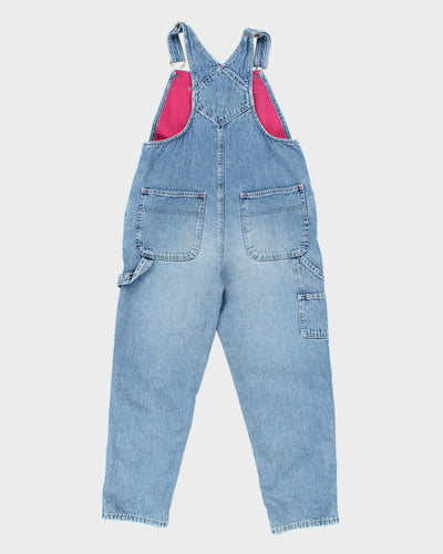 Vintage 90s Gap Girls Fleece Lined Dungarees - Youth W30 L24