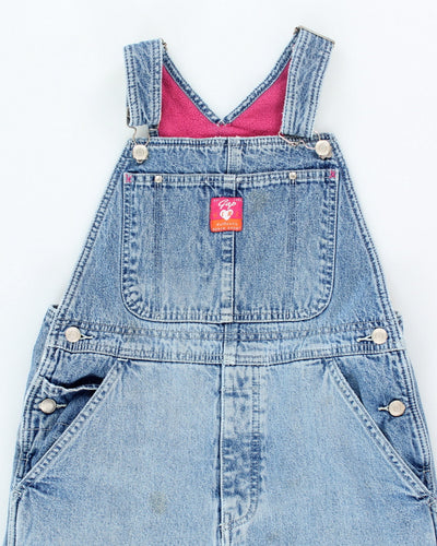 Vintage 90s Gap Girls Fleece Lined Dungarees - Youth W30 L24