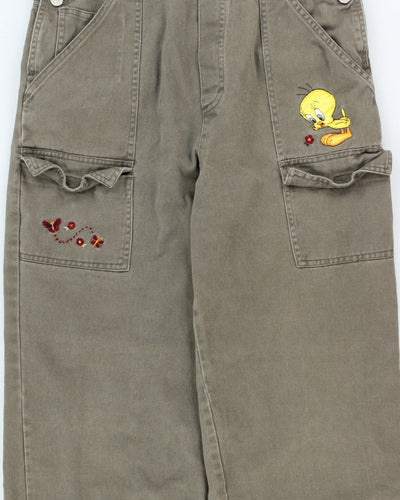 Vintage Warner Brother Looney Tunes Dungarees - Youth W32 L25