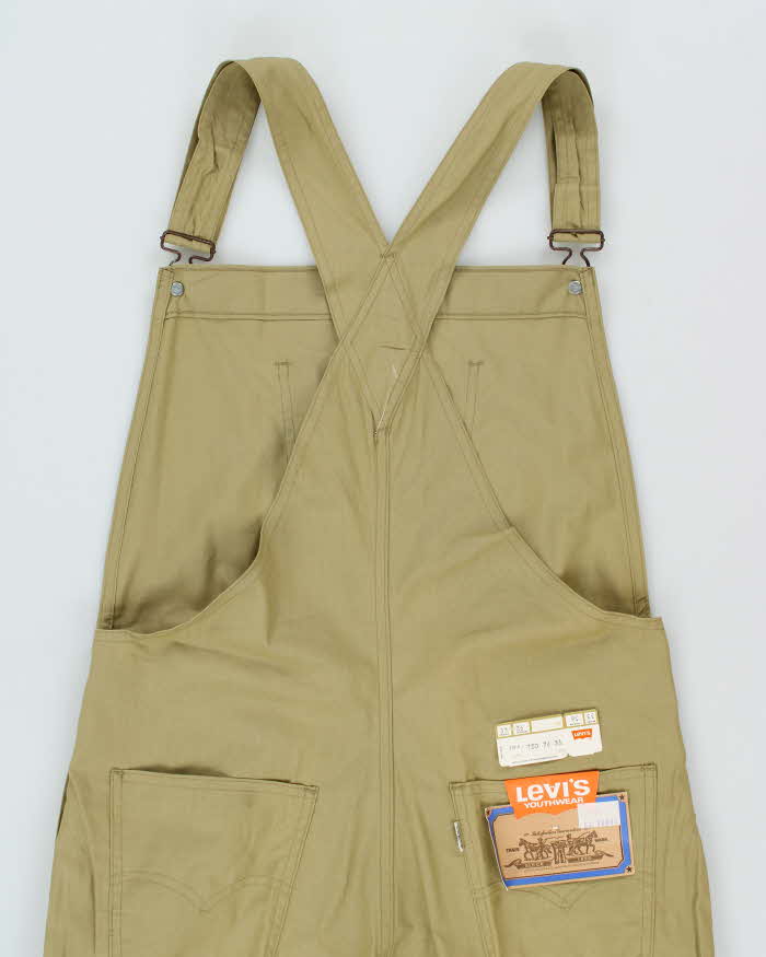 DSWT 1980s Levi's Youthwear White Tab Dungarees - W33 L36