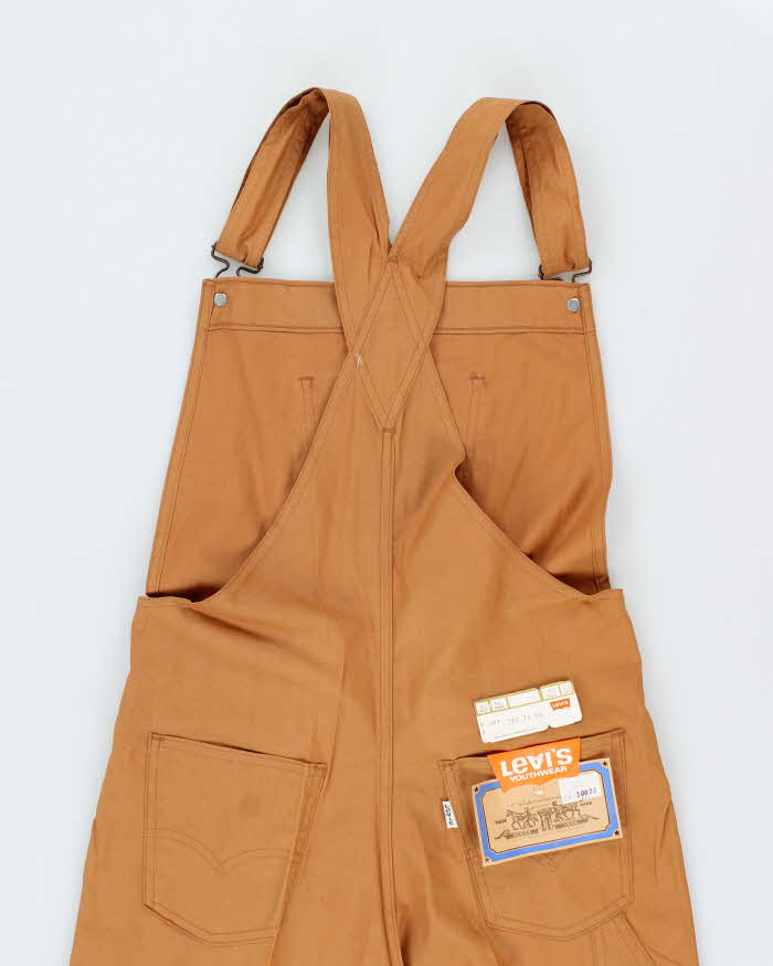 DSWT 1980s Levi's Youthwear White Tab Dungarees - W30 L36