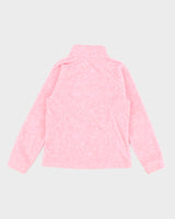 Columbia Pink Full-Zip Fleece - Youth Girls M