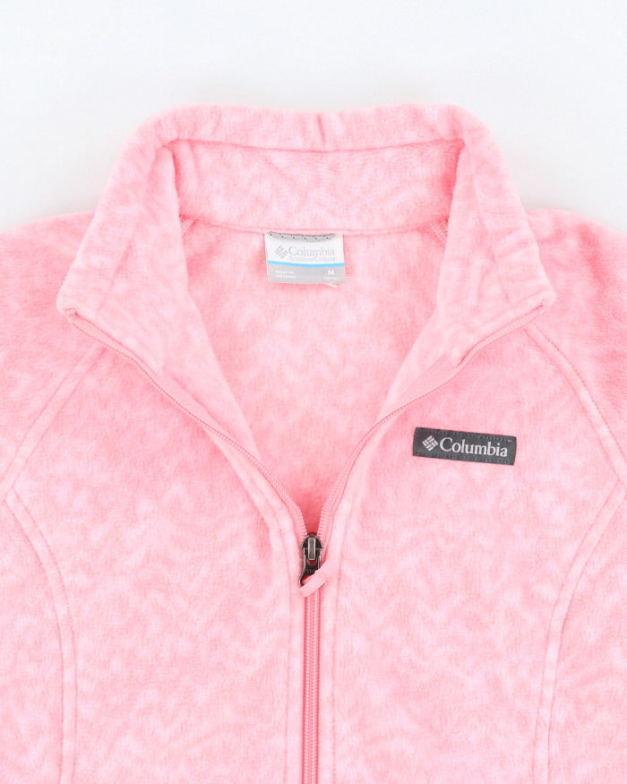Columbia Pink Full-Zip Fleece - Youth Girls M