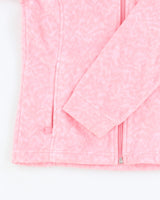 Columbia Pink Full-Zip Fleece - Youth Girls M