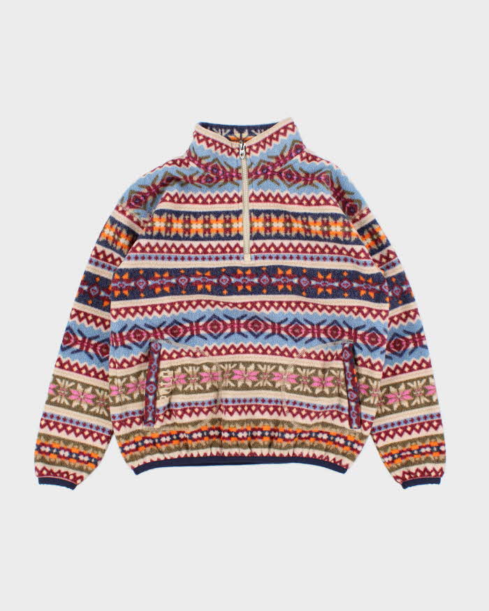 Vintage Polo Ralph Lauren Navajo Quarter-Zip Fleece - Youth L