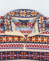Vintage Polo Ralph Lauren Navajo Quarter-Zip Fleece - Youth L