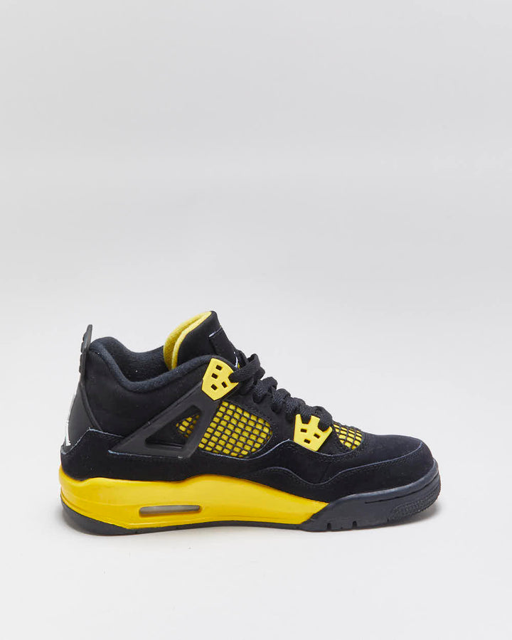 2022 Nike Air Jordan 4 Retro SE 'Yellow Thunder' Trainers - Youth UK5.5