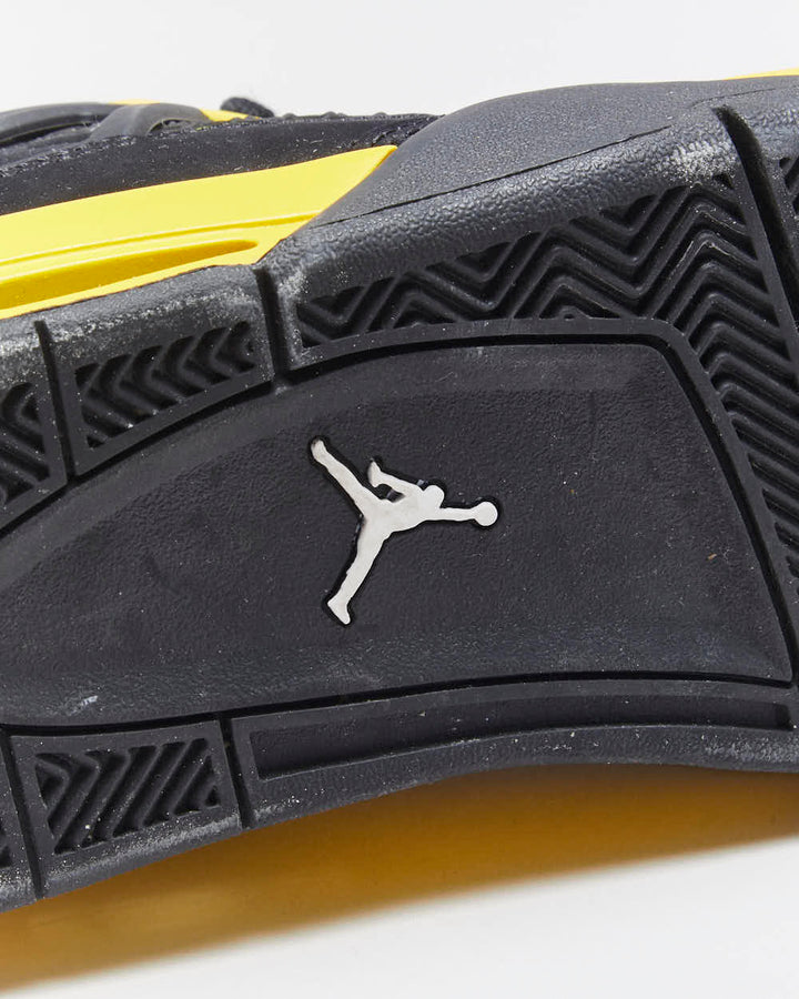 2022 Nike Air Jordan 4 Retro SE 'Yellow Thunder' Trainers - Youth UK5.5