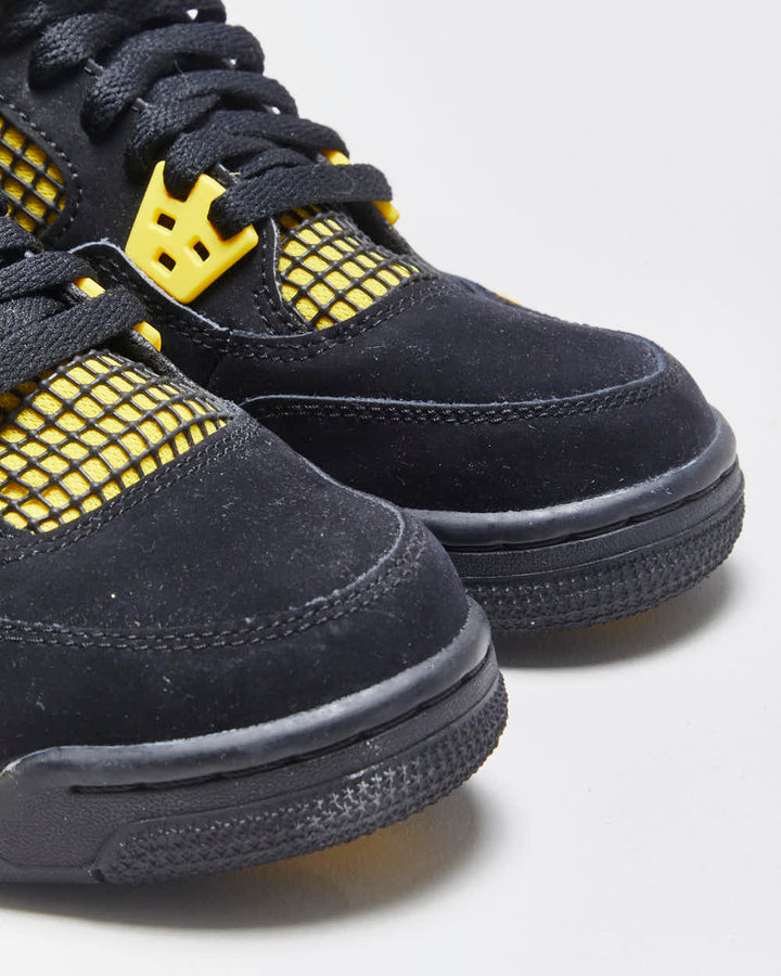 2022 Nike Air Jordan 4 Retro SE 'Yellow Thunder' Trainers - Youth UK5.5