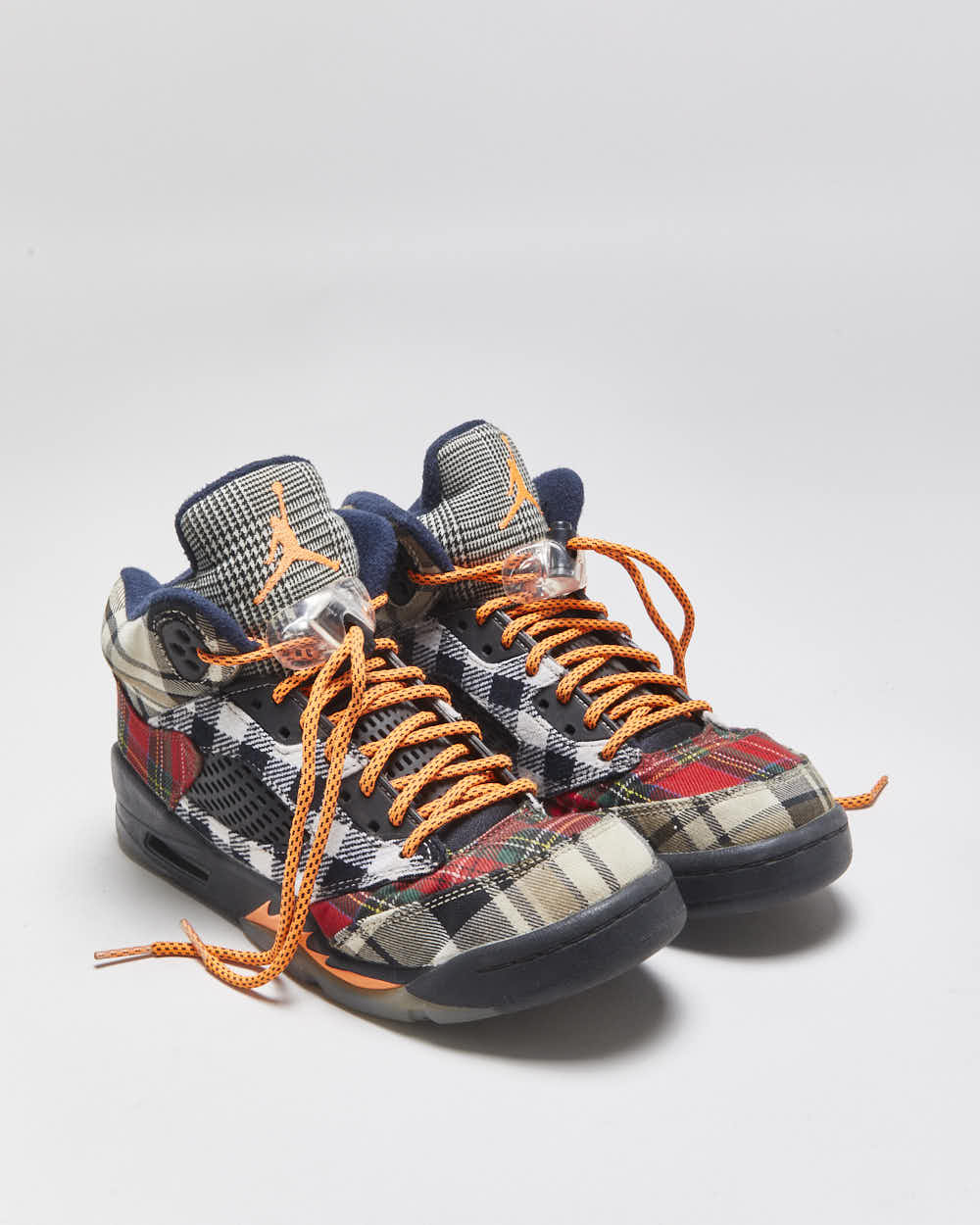 2023 Nike GS Air Jordan 5 Retro TD Plaid Trainers - Youth UK6