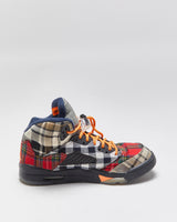 2023 Nike GS Air Jordan 5 Retro TD Plaid Trainers - Youth UK6