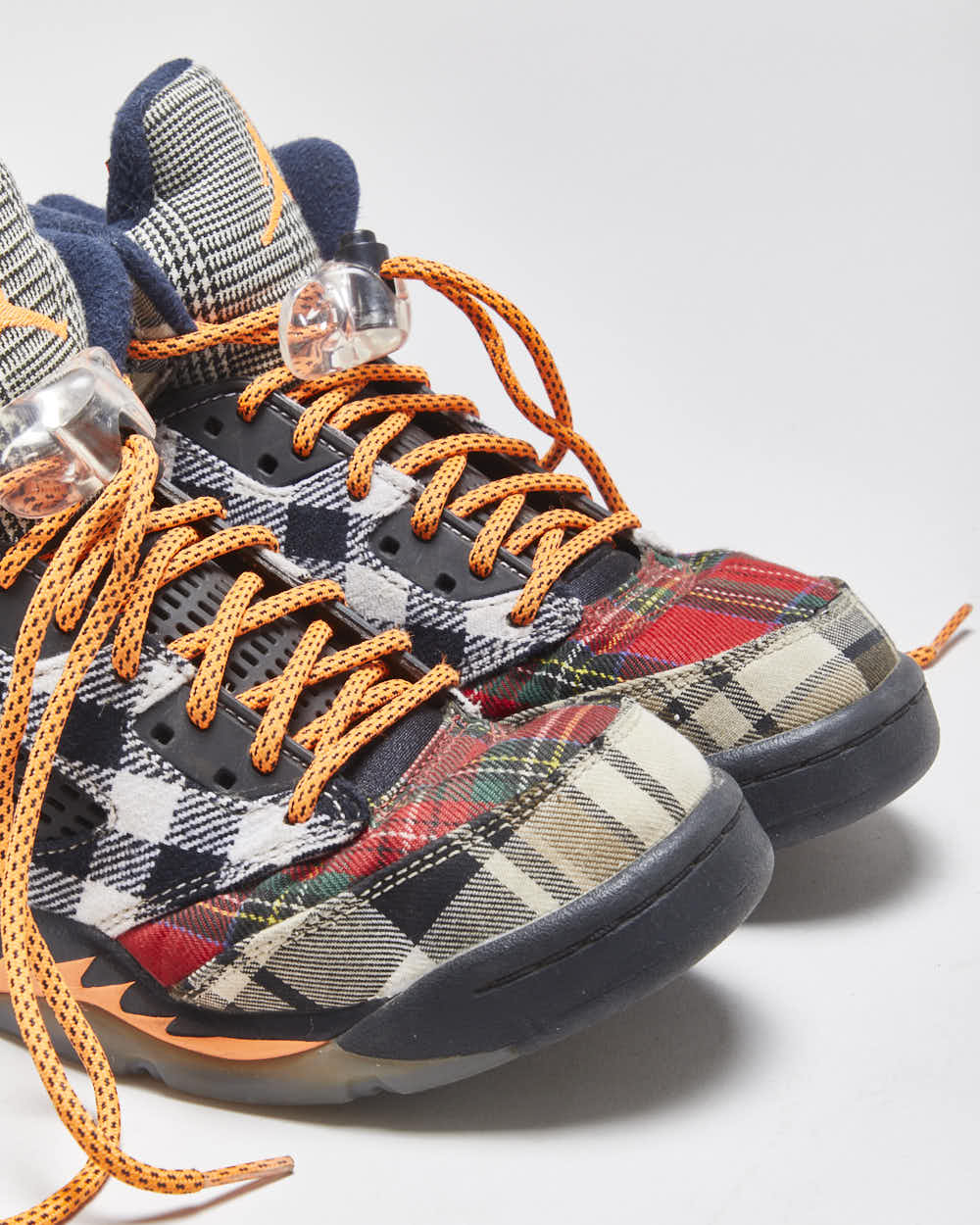 2023 Nike GS Air Jordan 5 Retro TD Plaid Trainers - Youth UK6
