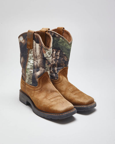 Ariat Camouflage Western Boots - UK12 Youth