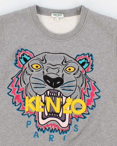 Youth Grey Kenzo Graphic Sweatshirt - L