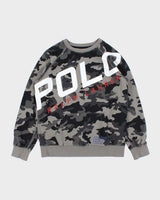 Vintage Polo Ralph Lauren 67 Camo Crewneck Sweatshirt - Youth L