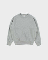 Burberry Grey Marl Shoulder Spell Out Crewneck Sweatshirt - Youth M