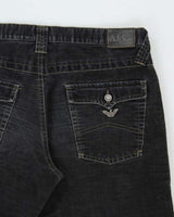 Vintage Y2K 00s Armani Junior Barrel Bootcut Denim Jeans - W32 L34
