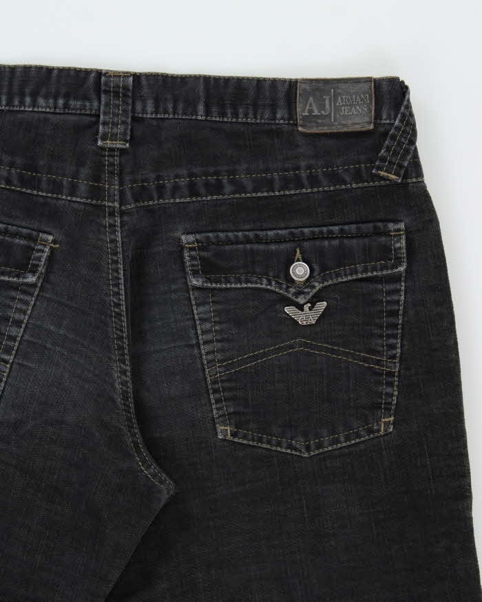 Vintage Y2K 00s Armani Junior Barrel Bootcut Denim Jeans - W32 L34