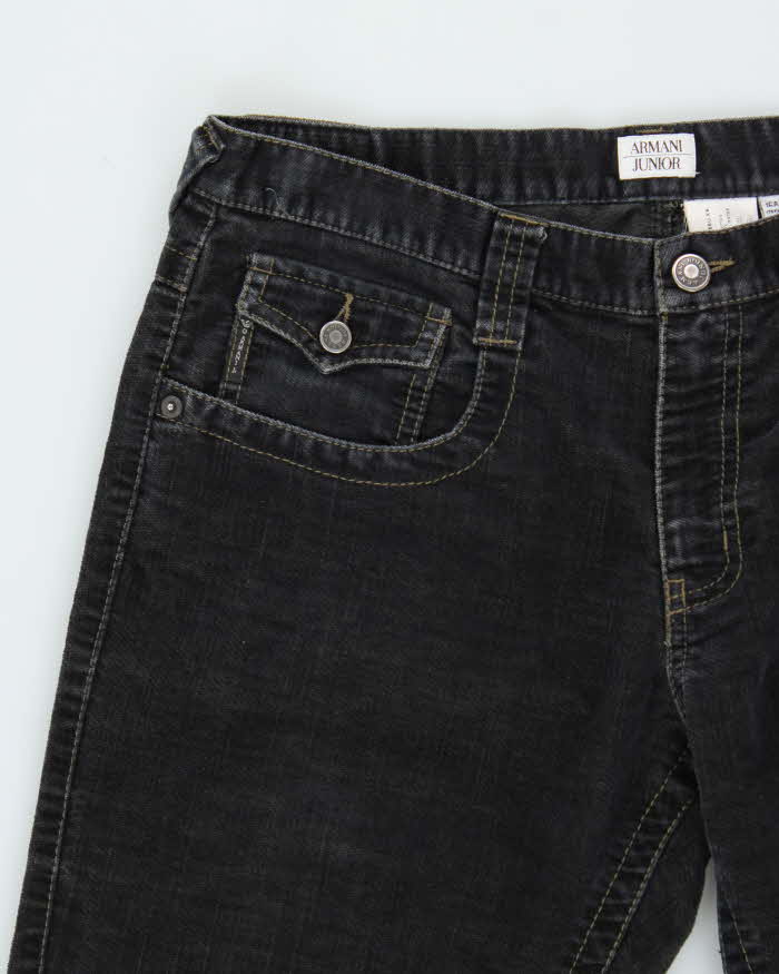 Vintage Y2K 00s Armani Junior Barrel Bootcut Denim Jeans - W32 L34