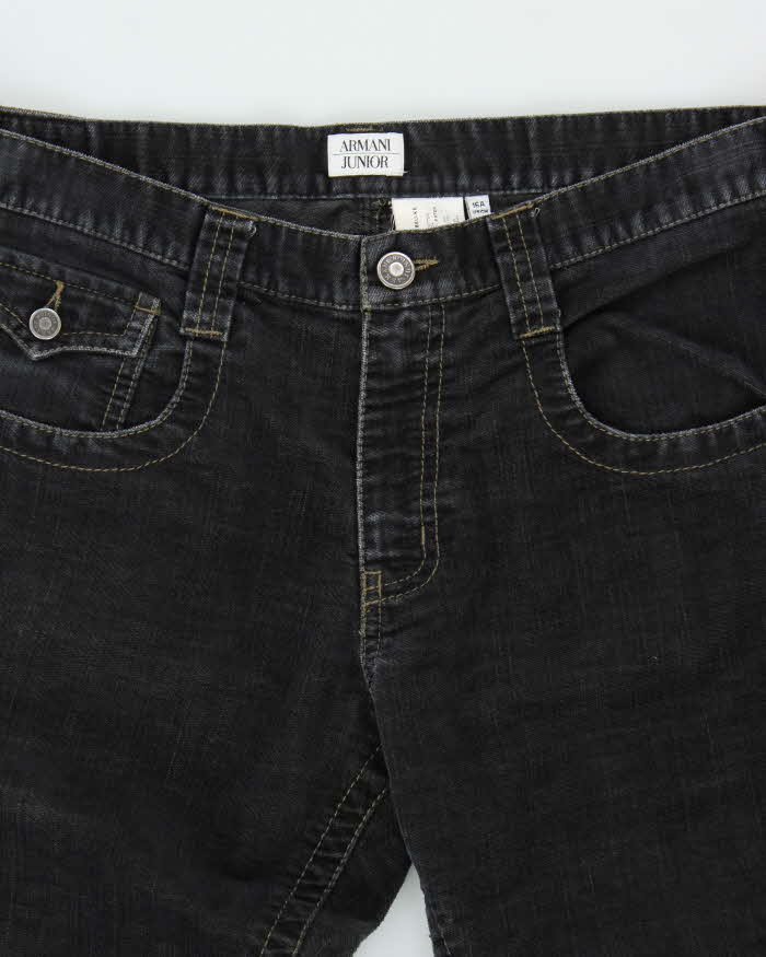 Vintage Y2K 00s Armani Junior Barrel Bootcut Denim Jeans - W32 L34