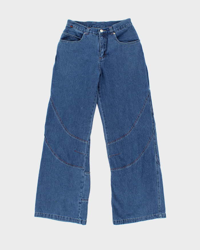Vintage 1990s Kik Wear Girl Ultra Wide Leg Jeans - W28 L32
