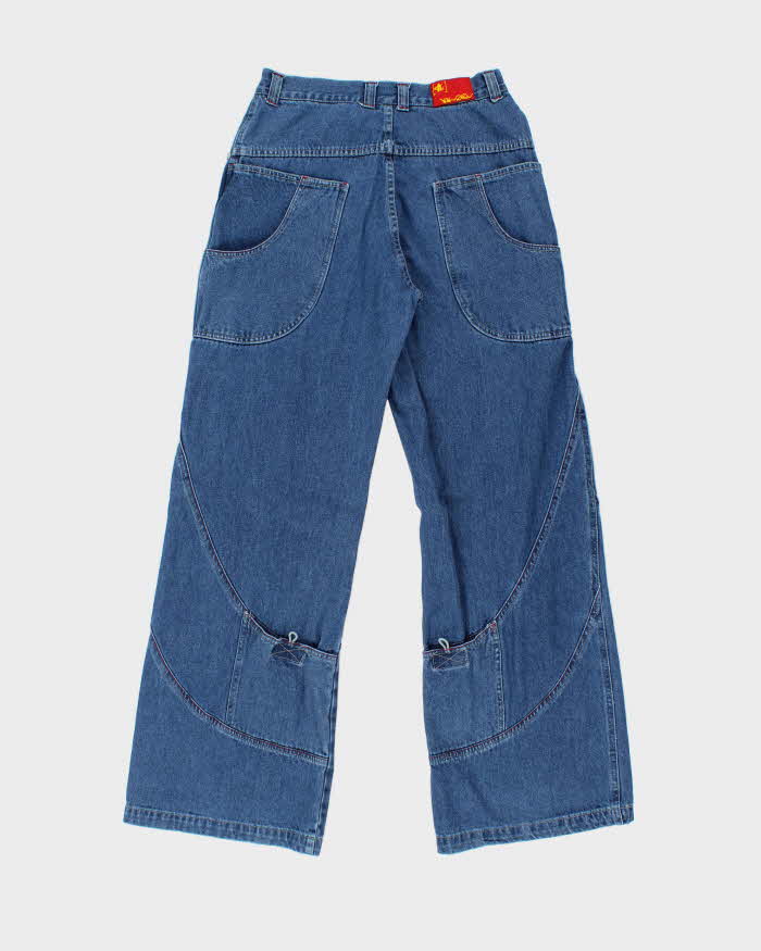 Vintage 1990s Kik Wear Girl Ultra Wide Leg Jeans - W28 L32