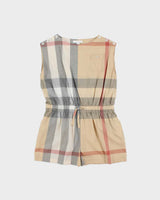Vintage Burberry Nova Check Playsuit - Youth 12 Years