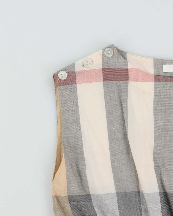 Vintage Burberry Nova Check Playsuit - Youth 12 Years