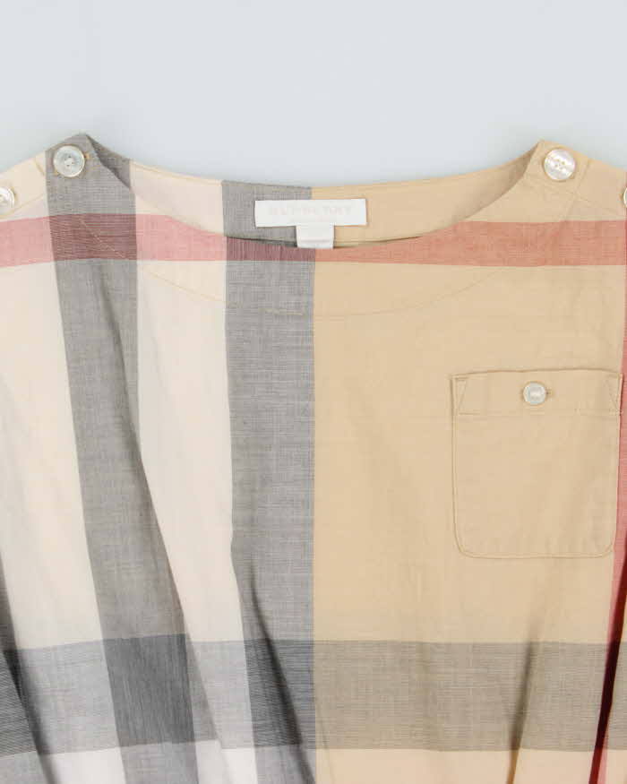 Vintage Burberry Nova Check Playsuit - Youth 12 Years