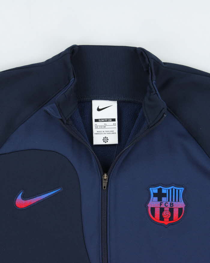 2022-23 Nike Barcelona FC Slim-Fit Football Training Track Jacket - Youth XL